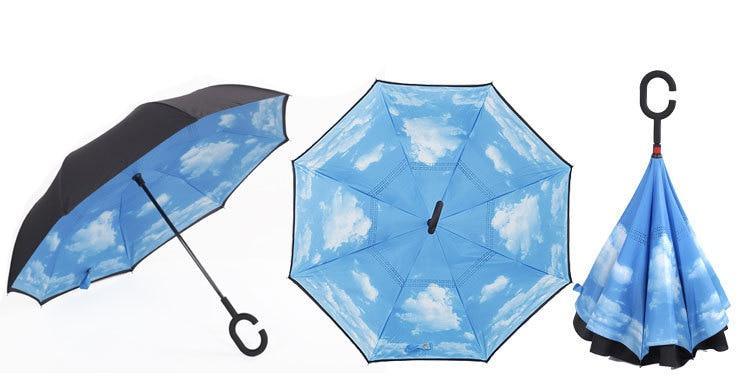 Windproof Reverse Folding Umbrella - TheGivenGet