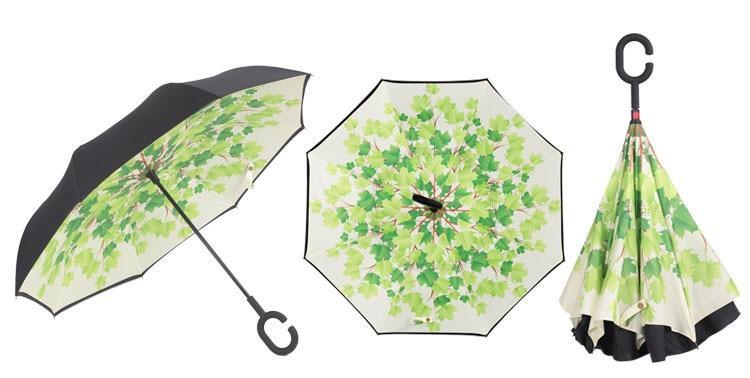 Windproof Reverse Folding Umbrella - TheGivenGet