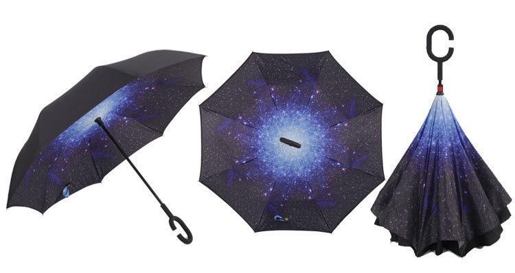 Windproof Reverse Folding Umbrella - TheGivenGet