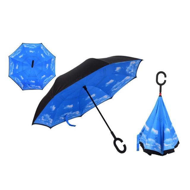 Windproof Reverse Folding Umbrella - TheGivenGet