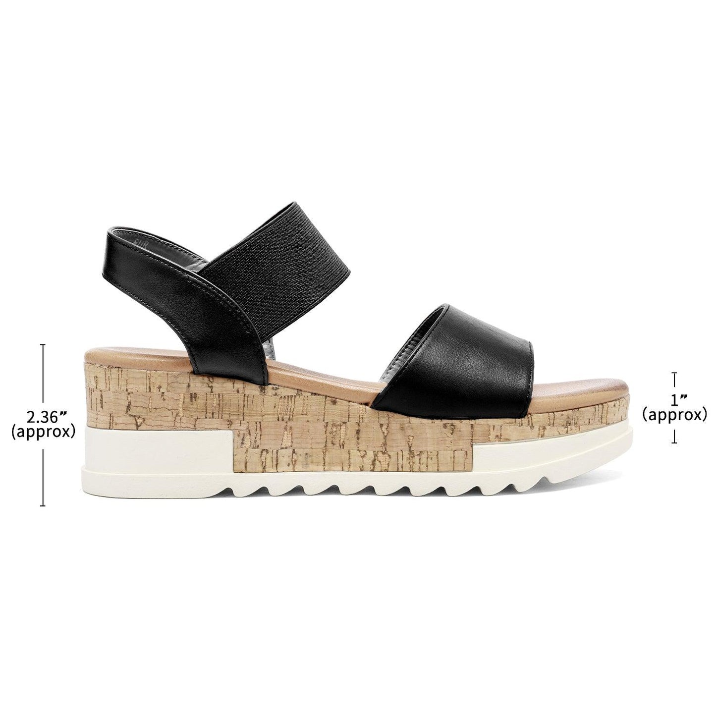 Women's Ankle Strap Open Toe Casual Platform Wedge Sandals - TheGivenGet