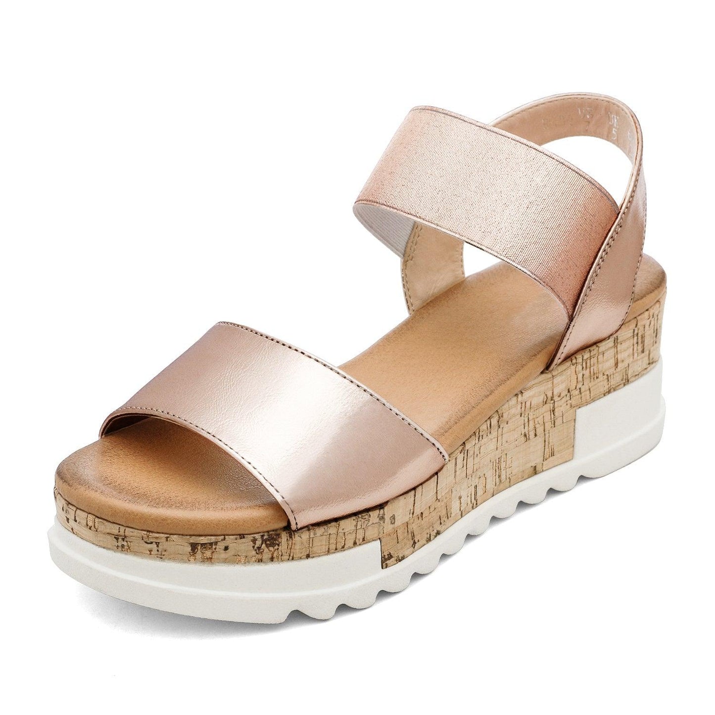 Women's Ankle Strap Open Toe Casual Platform Wedge Sandals - TheGivenGet