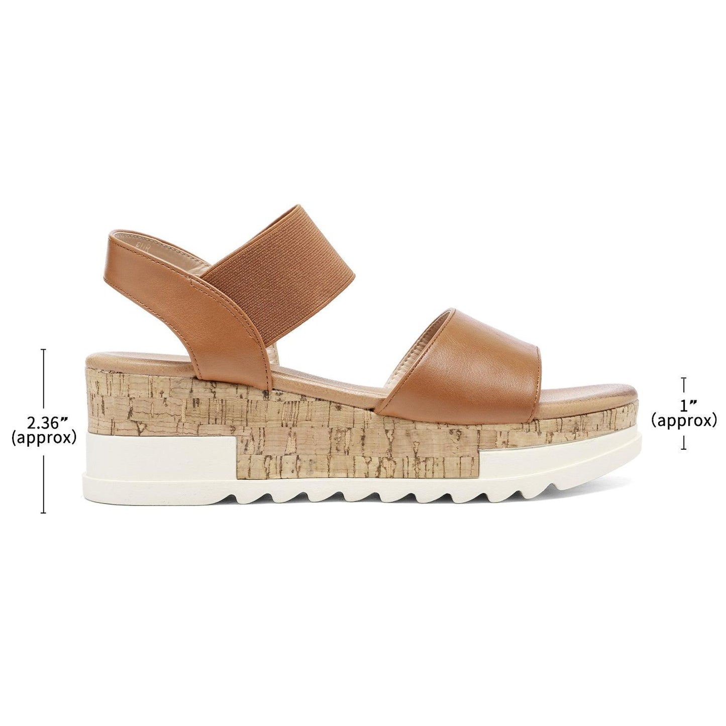 Women's Ankle Strap Open Toe Casual Platform Wedge Sandals - TheGivenGet