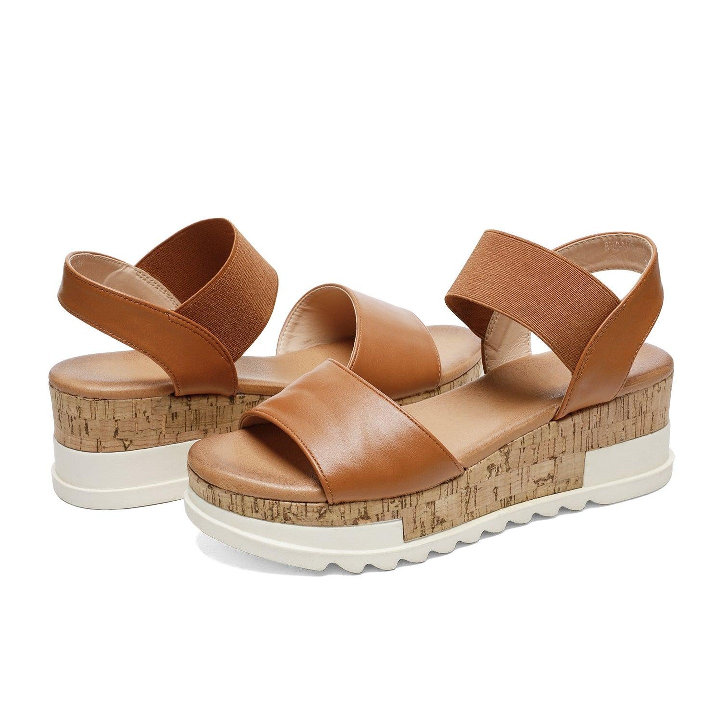 Women's Ankle Strap Open Toe Casual Platform Wedge Sandals - TheGivenGet