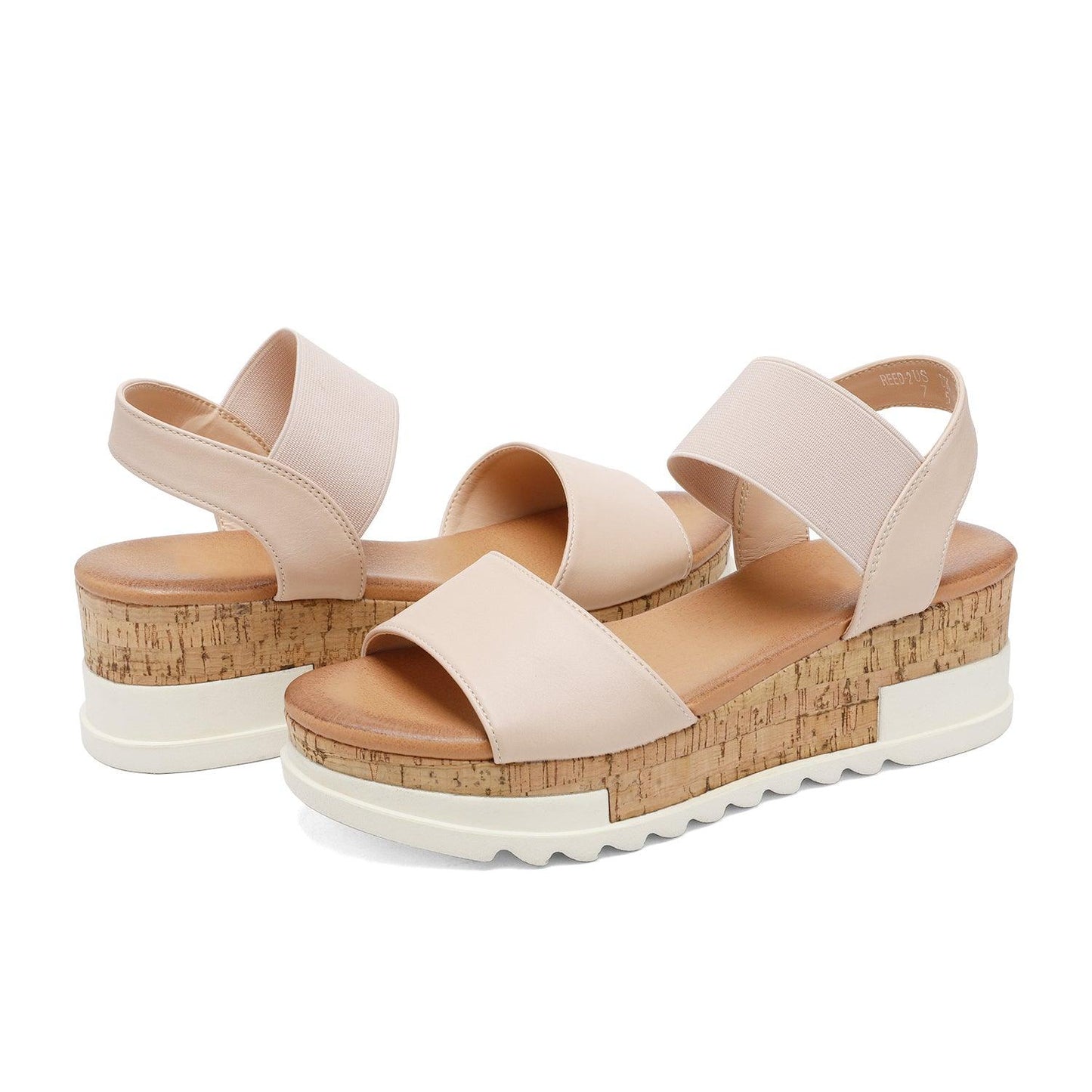 Women's Ankle Strap Open Toe Casual Platform Wedge Sandals - TheGivenGet