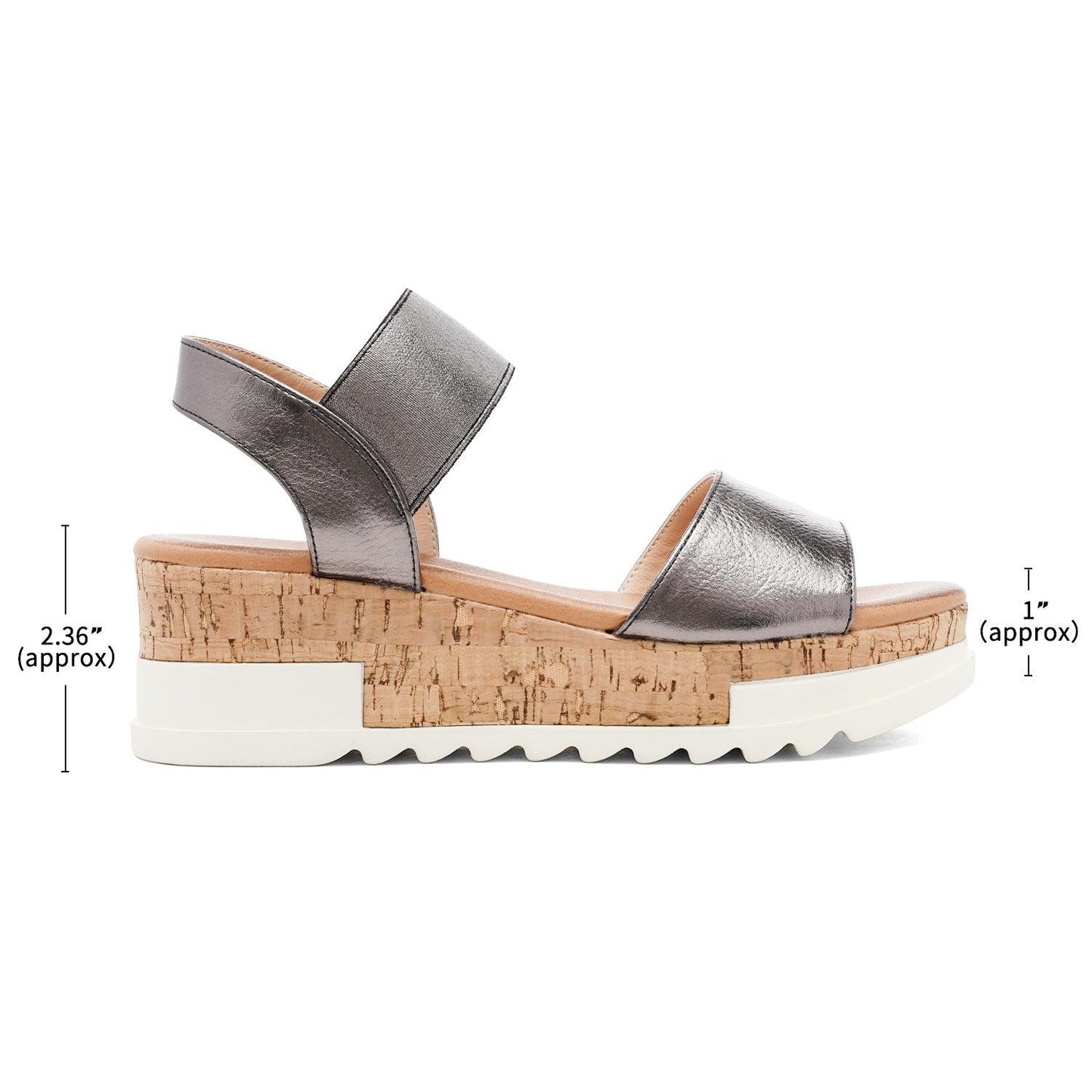 Women's Ankle Strap Open Toe Casual Platform Wedge Sandals - TheGivenGet