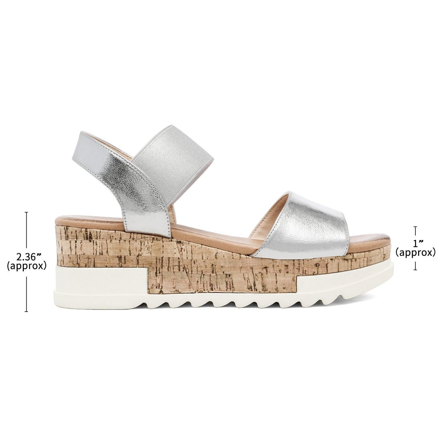 Women's Ankle Strap Open Toe Casual Platform Wedge Sandals - TheGivenGet