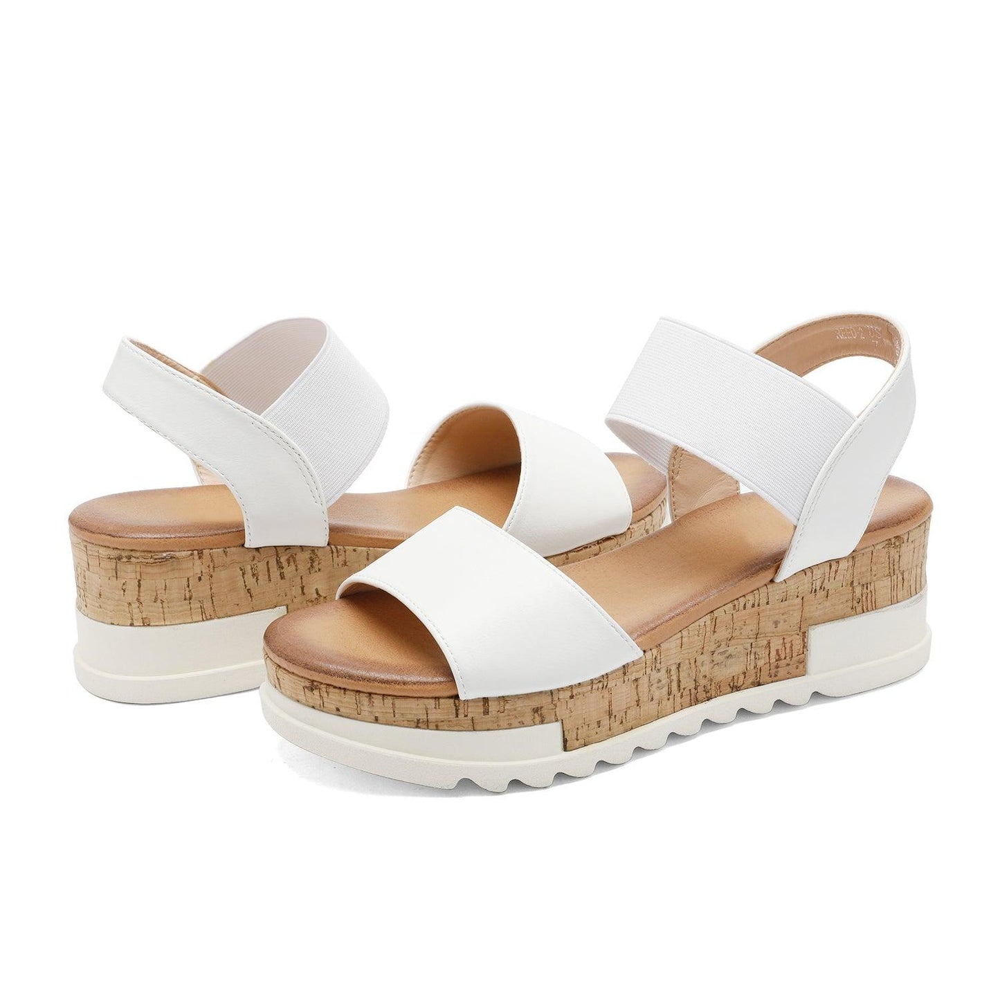 Women's Ankle Strap Open Toe Casual Platform Wedge Sandals - TheGivenGet