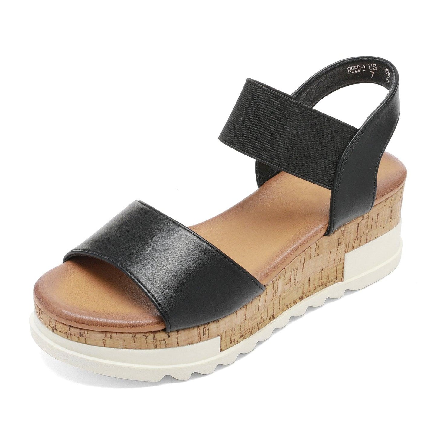 Women's Ankle Strap Open Toe Casual Platform Wedge Sandals - TheGivenGet