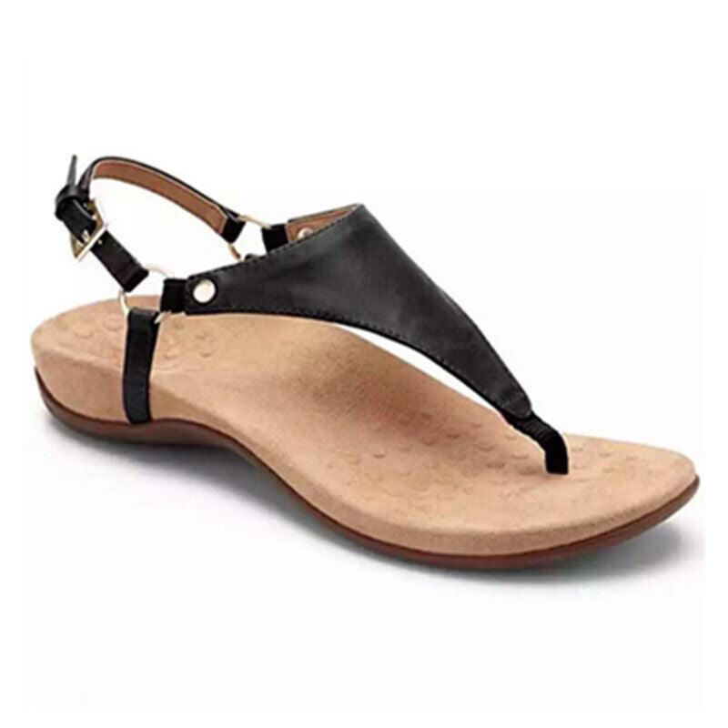 Women's Buckle Arch Support Flip Flops Summer Slippers - TheGivenGet