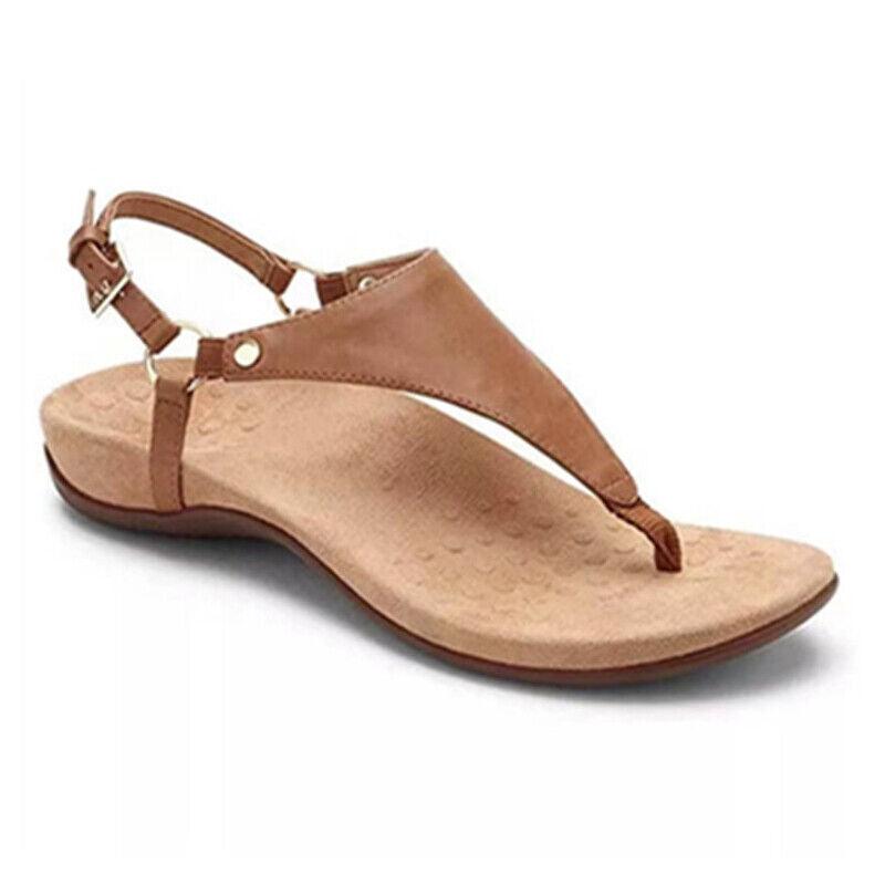 Women's Buckle Arch Support Flip Flops Summer Slippers - TheGivenGet