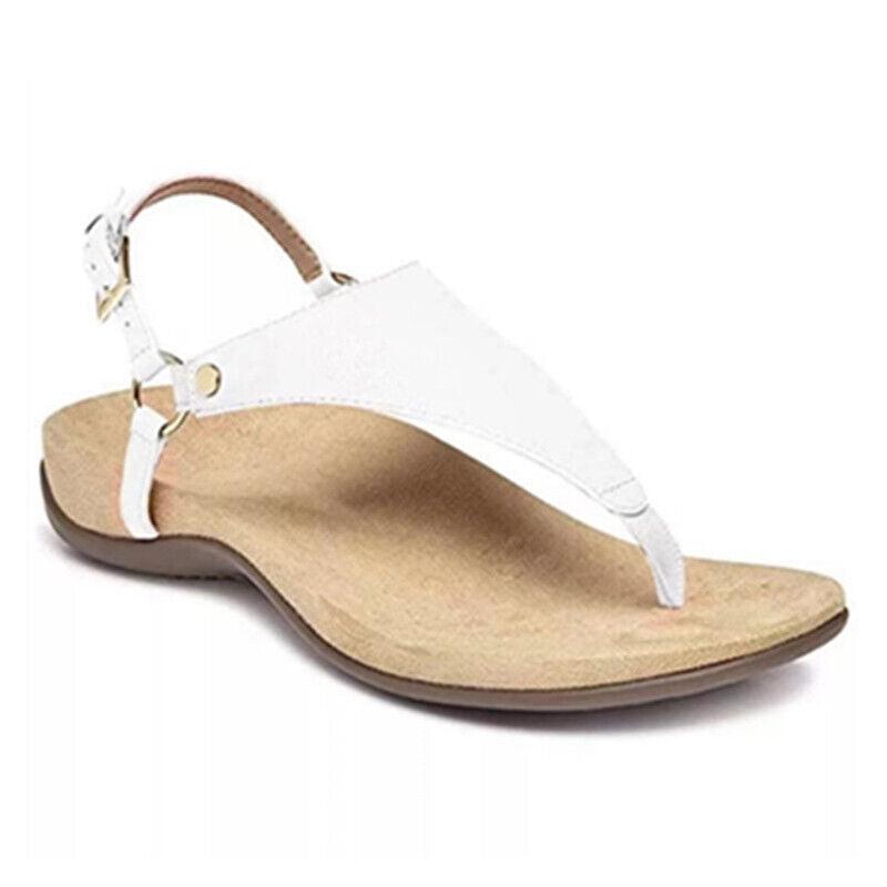 Women's Buckle Arch Support Flip Flops Summer Slippers - TheGivenGet