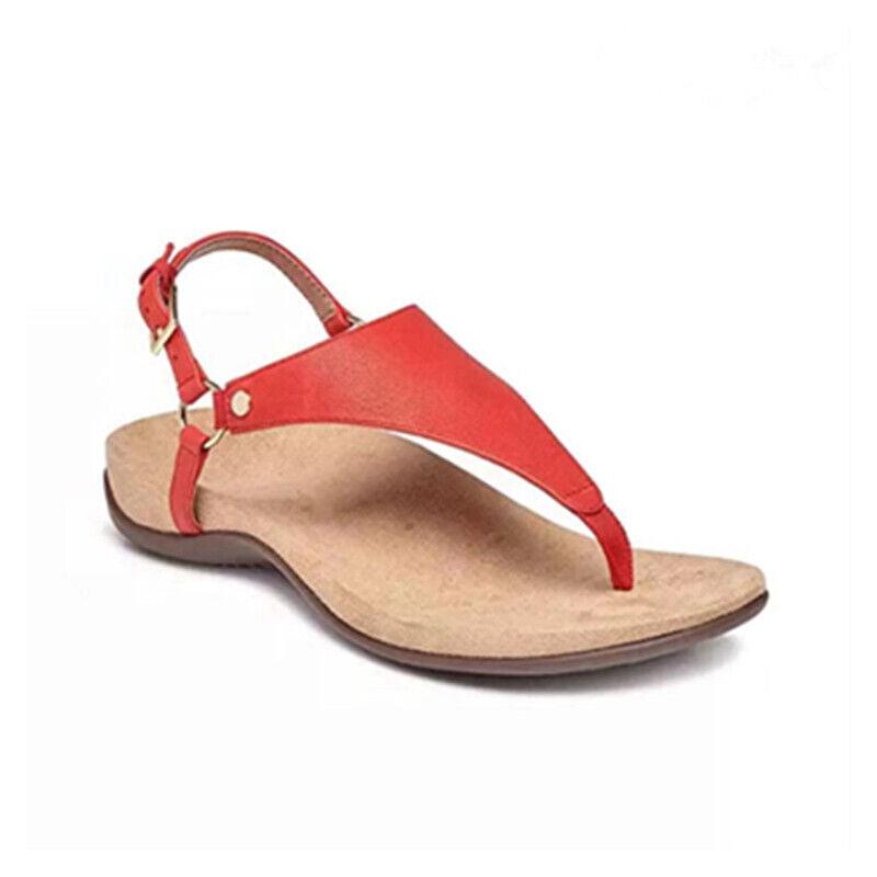 Women's Buckle Arch Support Flip Flops Summer Slippers - TheGivenGet