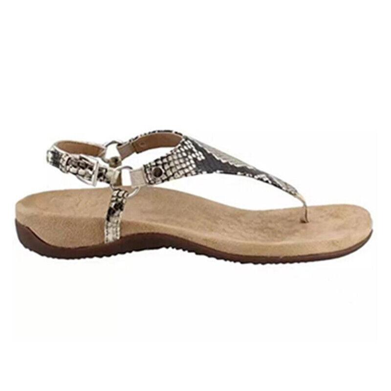 Women's Buckle Arch Support Flip Flops Summer Slippers - TheGivenGet