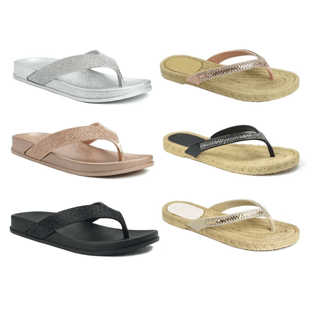 Women's Rhinestone Glitter Fashion Sandals - TheGivenGet
