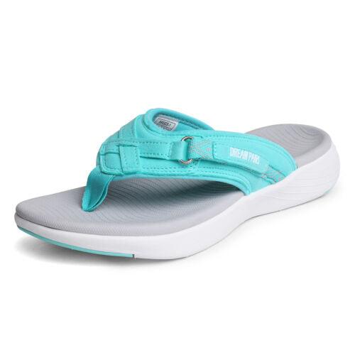 Womens Arch Support Soft Cushion Flip Flops Thong Summer Beach Sandals Shoe US - TheGivenGet