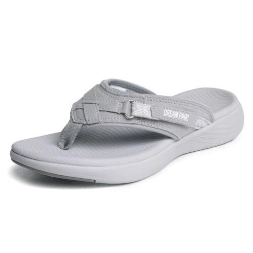 Womens Arch Support Soft Cushion Flip Flops Thong Summer Beach Sandals Shoe US - TheGivenGet
