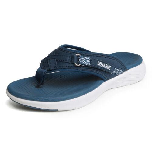 Womens Arch Support Soft Cushion Flip Flops Thong Summer Beach Sandals Shoe US - TheGivenGet