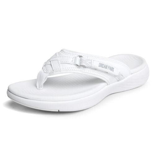 Womens Arch Support Soft Cushion Flip Flops Thong Summer Beach Sandals Shoe US - TheGivenGet