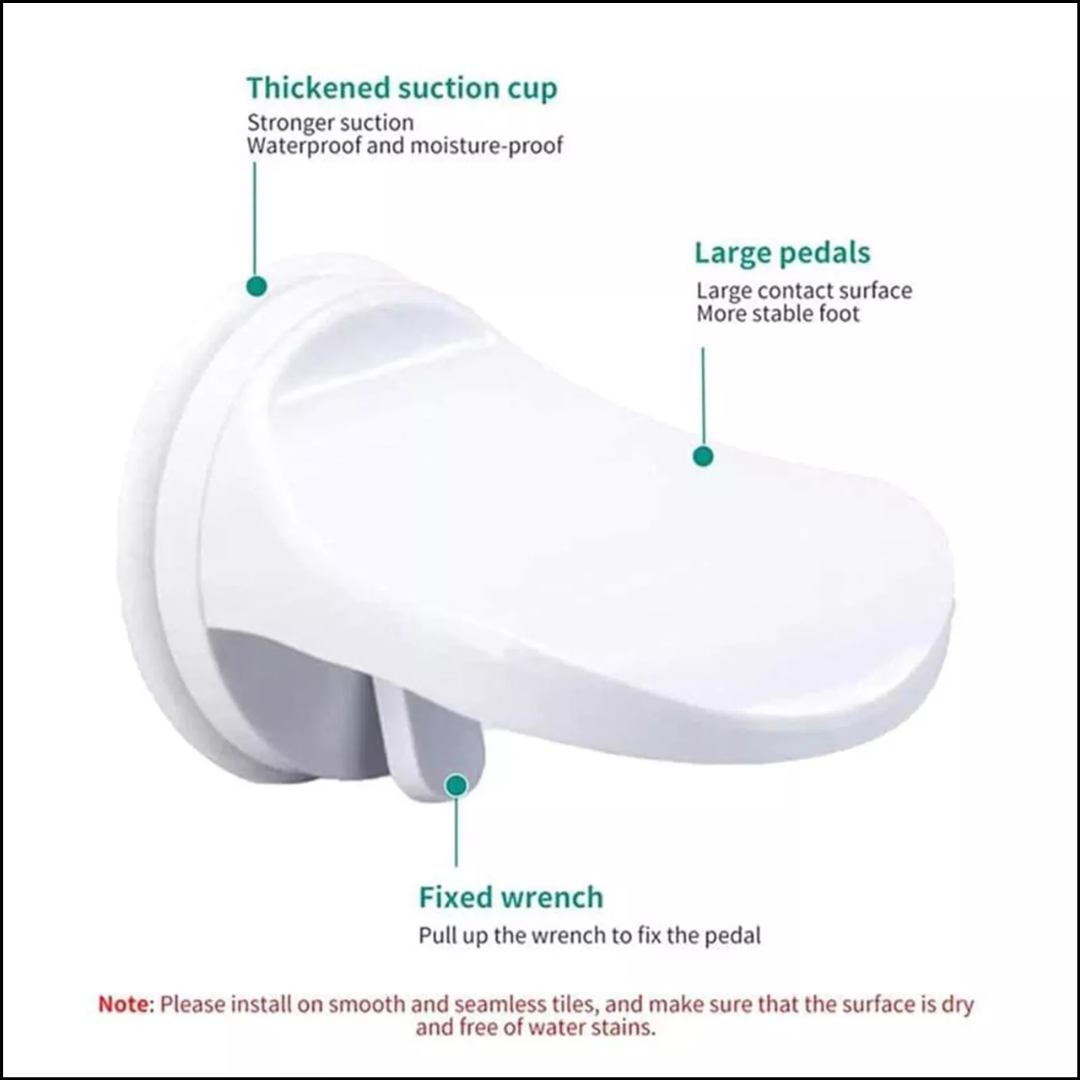 Shower Suction Cup Foot Rest