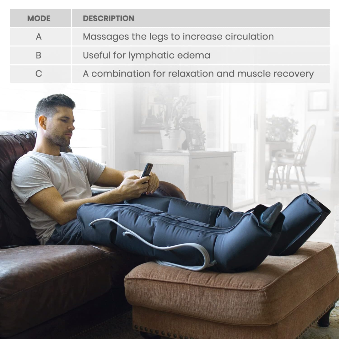 Leg Compression Sequential Pump Device | Air Compression Therapy And Recovery