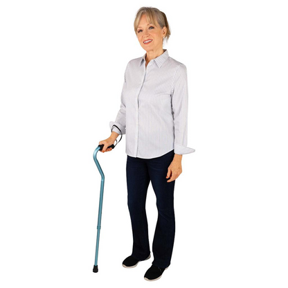 Walking Cane and Walking Stick with Foam Offset Hand Grip for Men and Women