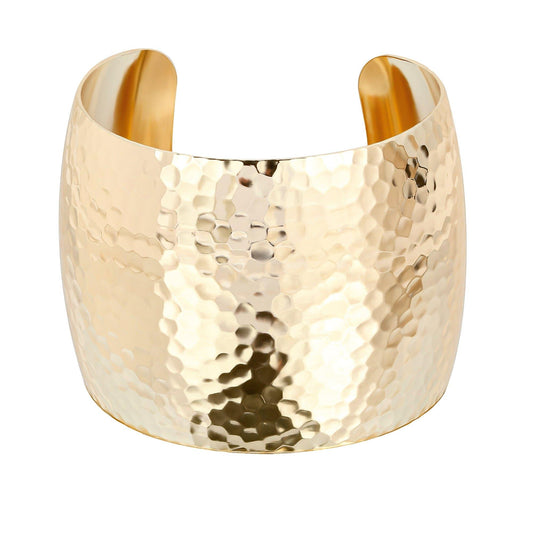 2 Inch XL Domed Hammered Cuff - TheGivenGet