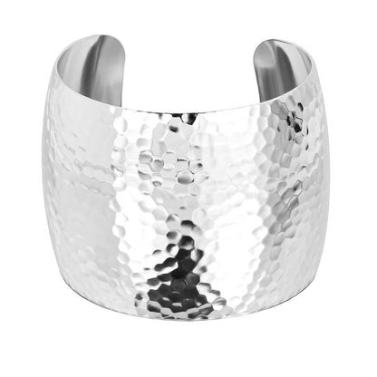 2 Inch XL Domed Hammered Cuff - TheGivenGet