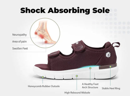 Diabetic EasyTop Dual Straps Sandal For Women