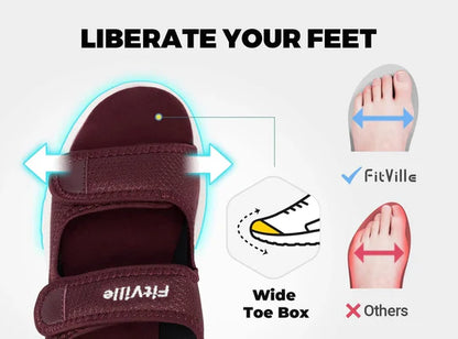 Diabetic EasyTop Dual Straps Sandal For Women