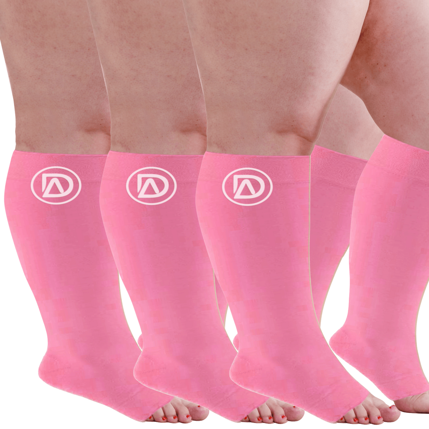 Bundle C ( 3 Pairs ToeLess ) | Open Toe Compression Socks 20-30 mmHg | Toe Out