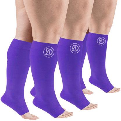 Bundle C ( 3 Pairs ToeLess ) | Open Toe Compression Socks 20-30 mmHg | Toe Out