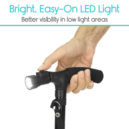 LED Folding Cane