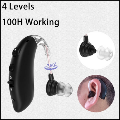 Rechargeable Noise Cancelling Dolphin Design Hearing Aid