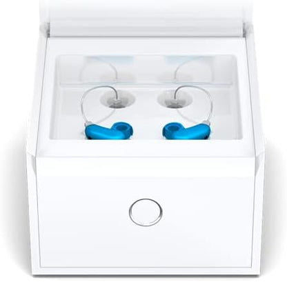 Electronic Hearing Aid & Earbud Cleaner with UV-C Sanitizer