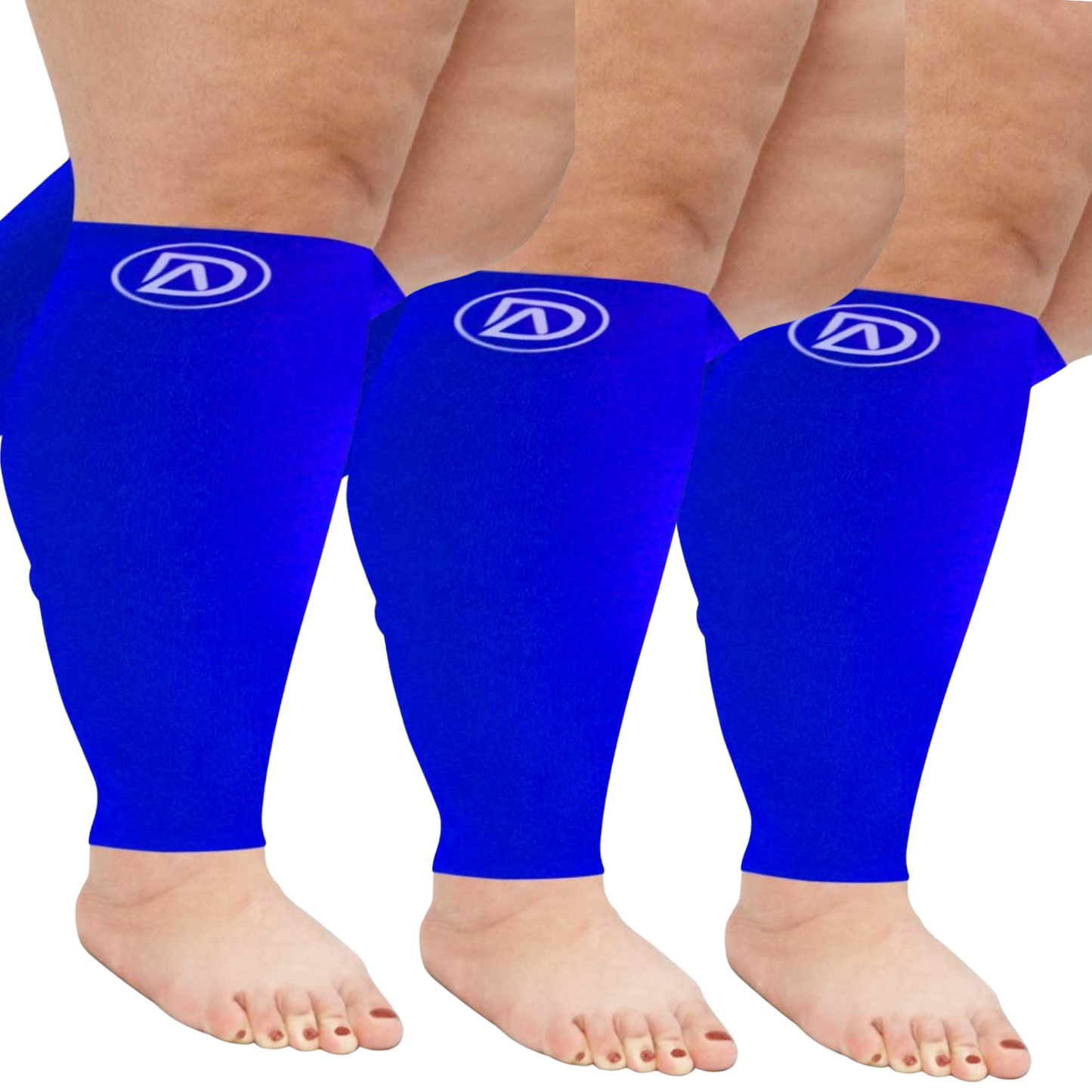 Plus Size Compression Sleeves Bundle C (3 Pairs)  20-30 mmHg