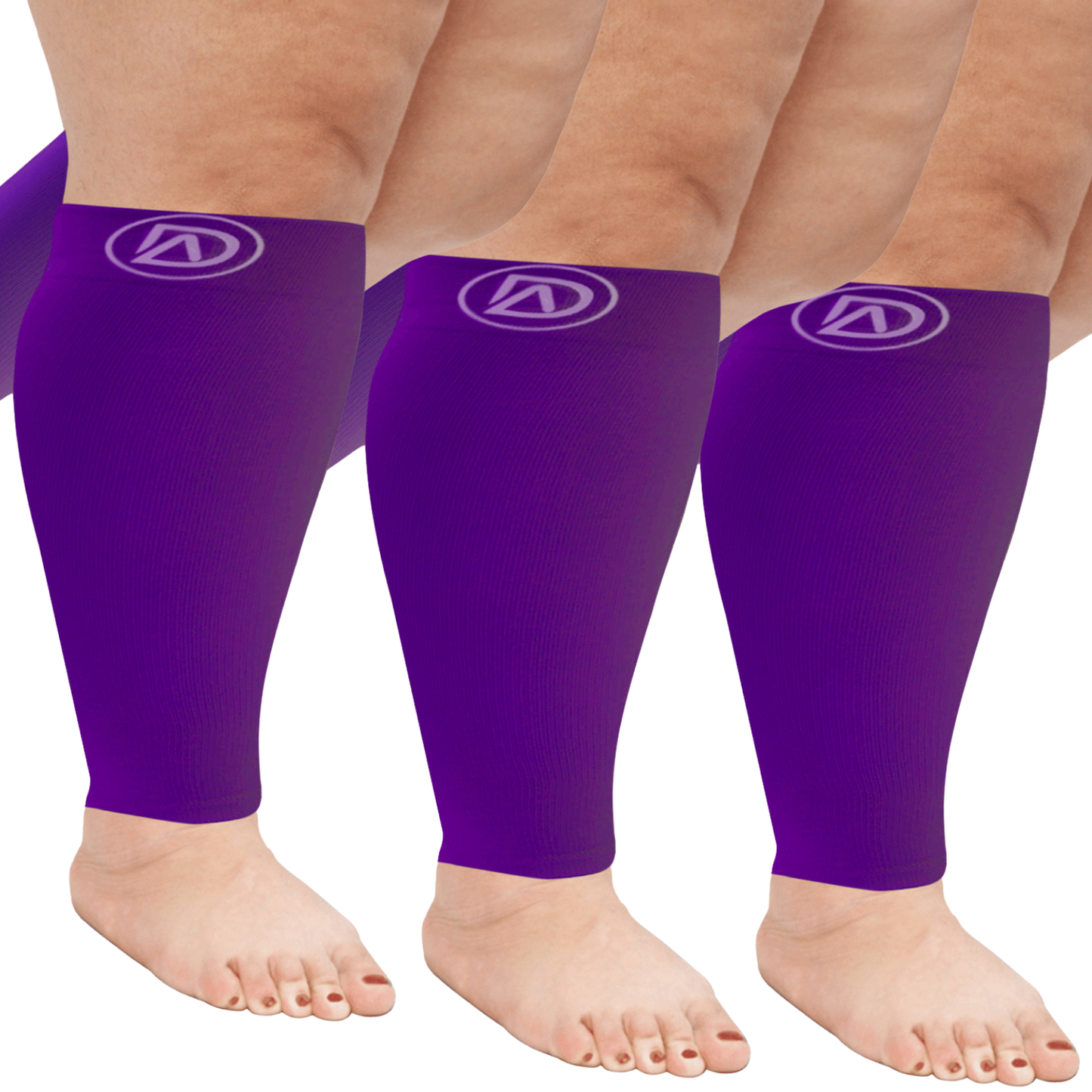Plus Size Compression Sleeves Bundle C (3 Pairs)  20-30 mmHg