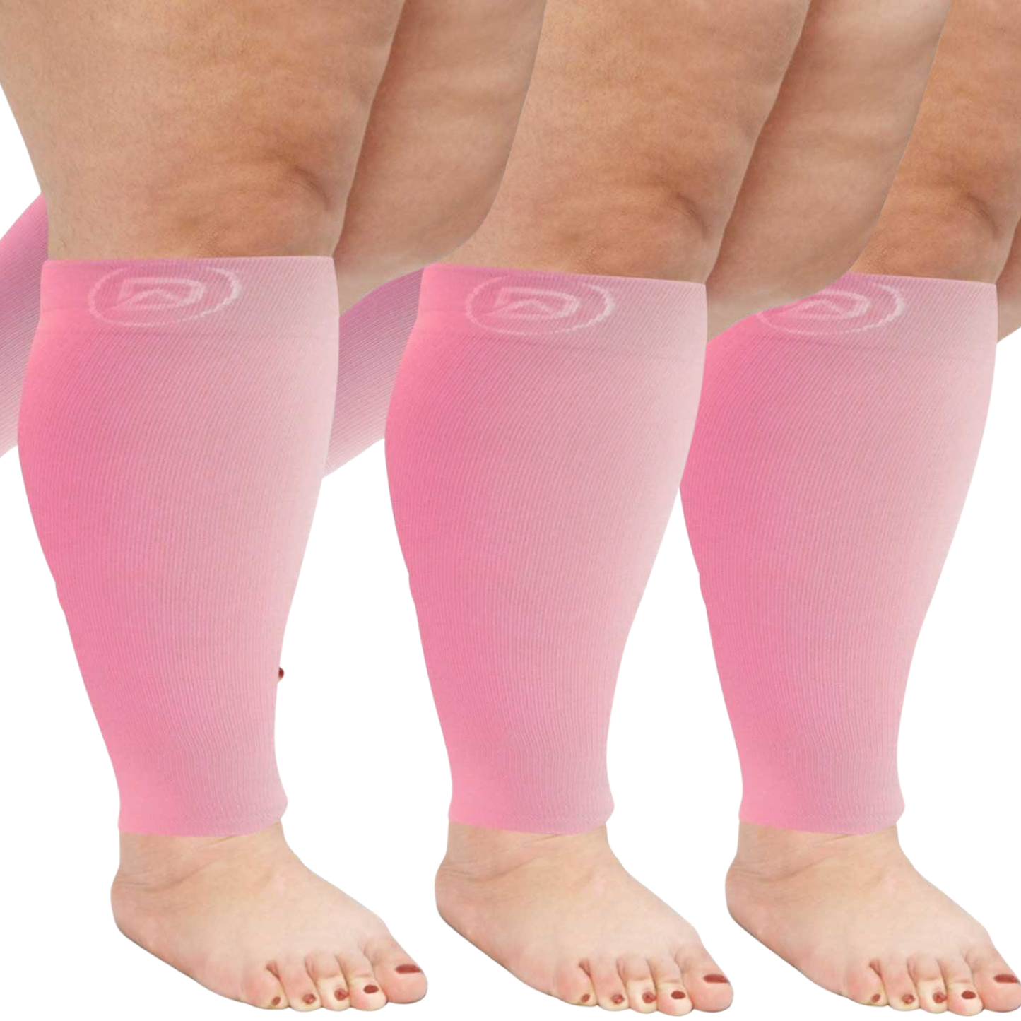 Plus Size Compression Sleeves Bundle C (3 Pairs)  20-30 mmHg