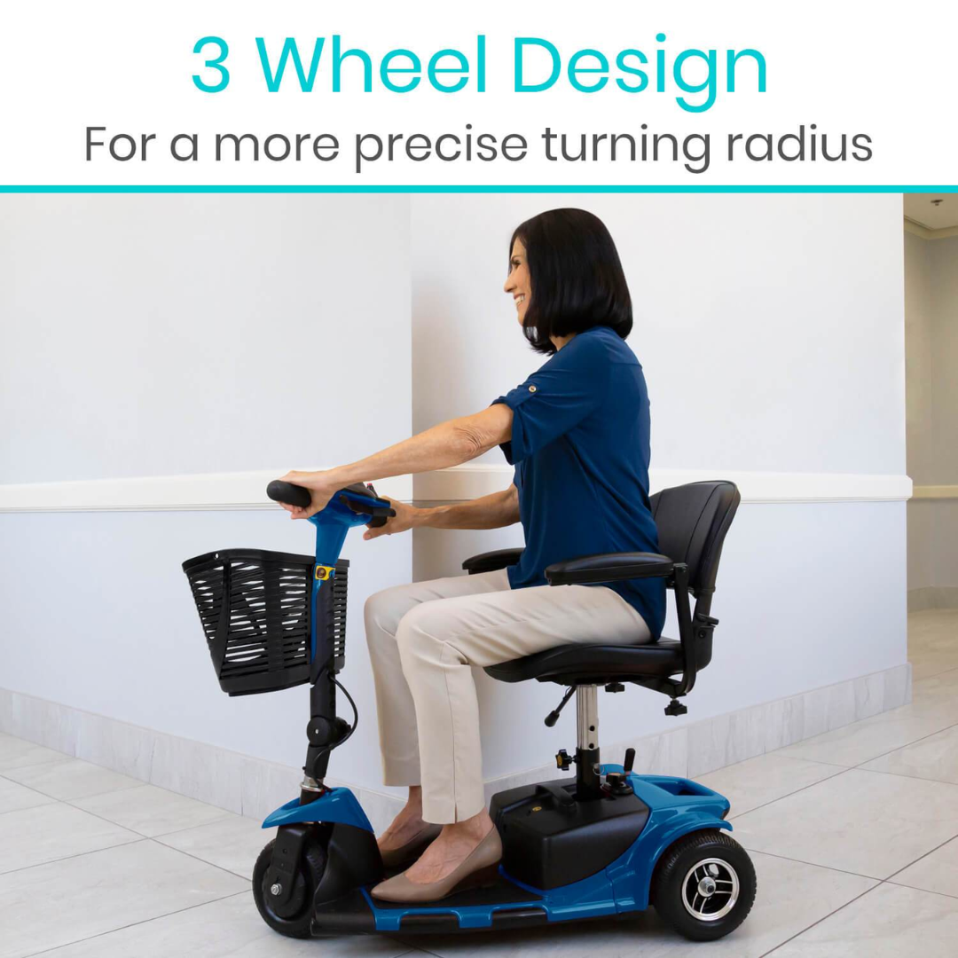 3 Wheel Mobility Scooter with Battery Pack (Pair)