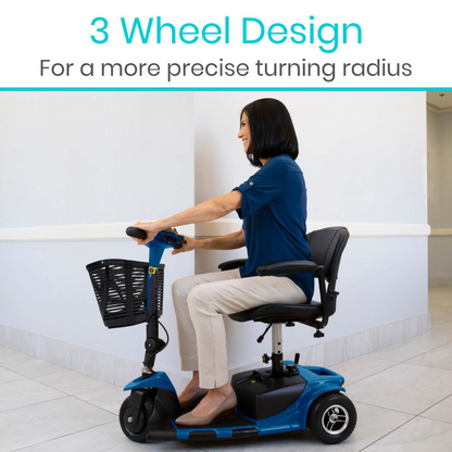 3 Wheel Mobility Scooter with Battery Pack (Pair)