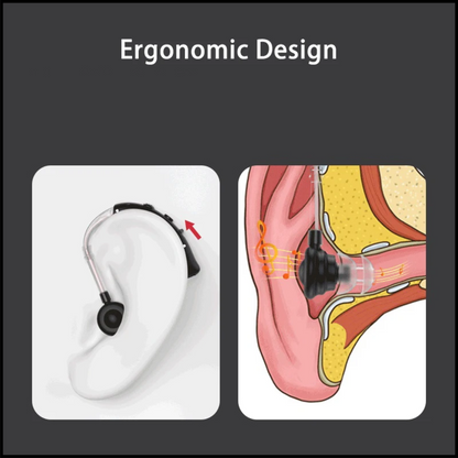 Rechargeable Noise Cancelling Dolphin Design Hearing Aid