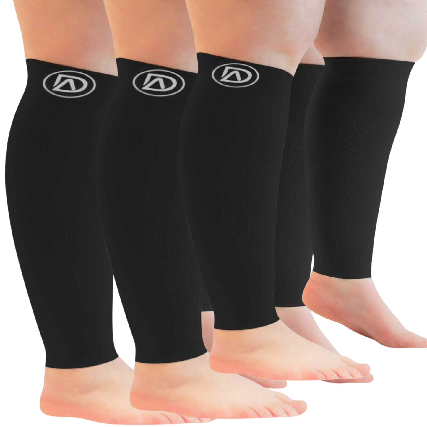 Plus Size Compression Sleeves Bundle C (3 Pairs)  20-30 mmHg