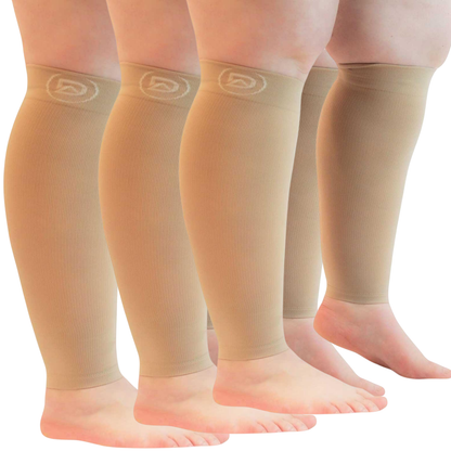 Plus Size Compression Sleeves Bundle C (3 Pairs)  20-30 mmHg