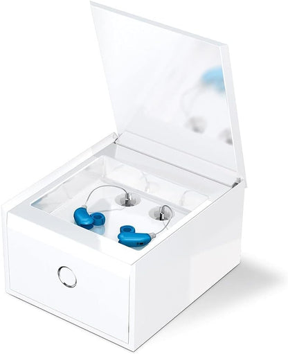 Electronic Hearing Aid & Earbud Cleaner with UV-C Sanitizer