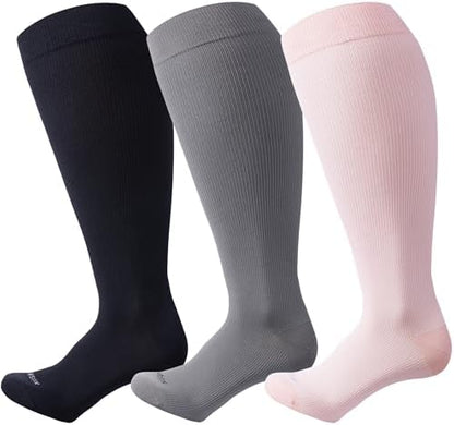 3 Pairs/Black/White/Pink