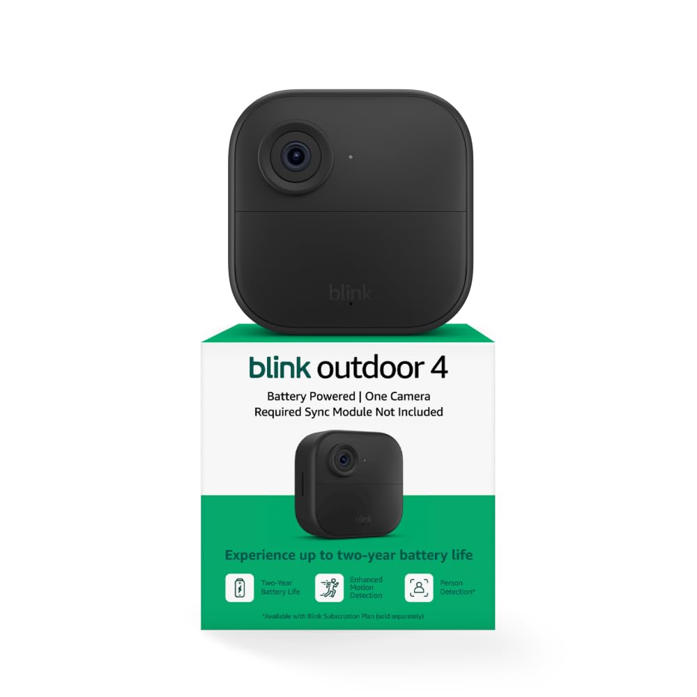 Wireless Outdoor Security Camera – 2-Year Battery Life