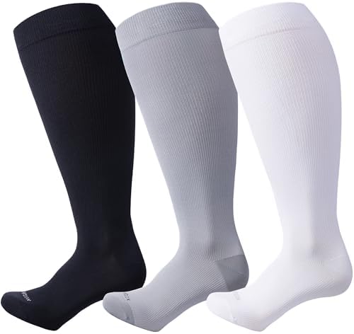 3 Pairs/Black/White/Grey