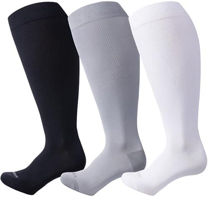 3 Pairs/Black/White/Grey