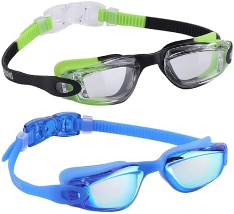 Blue & Clear Green