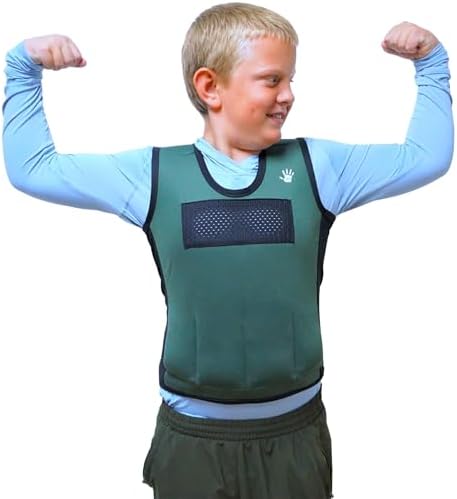 Kids Weighted Compression Vest - Adjustable Sensory Support Tool